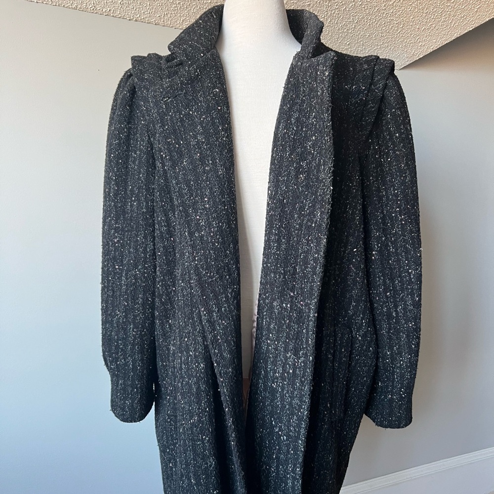 Vintage New York Girl 80s Coat w Pink lining